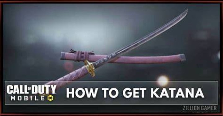How to get the katana in call of duty mobile