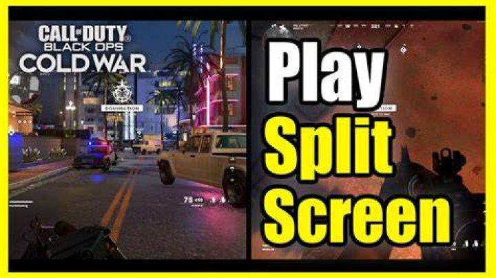 How to play call of duty cold war split screen