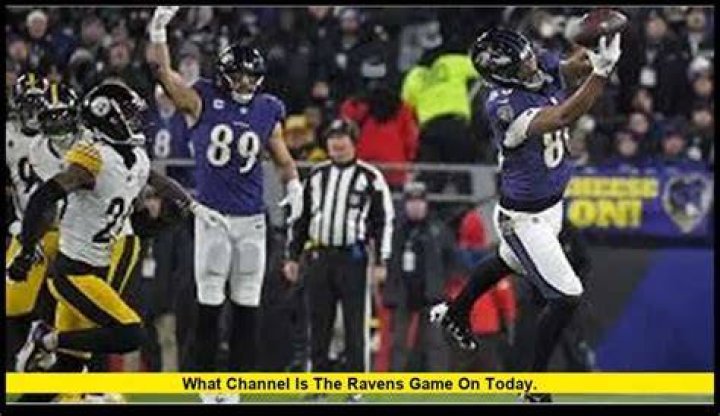 Ravens game what channel