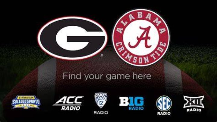 What channel does the georgia and alabama game come on