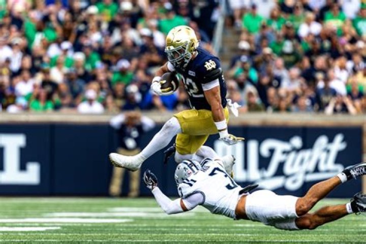 What channel is notre dame game on tonight