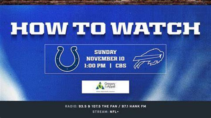 What channel is the colts game