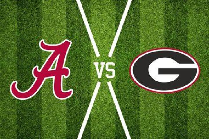 What channel is the georgia vs alabama game on