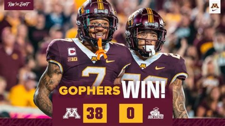 What channel is the gopher football game on