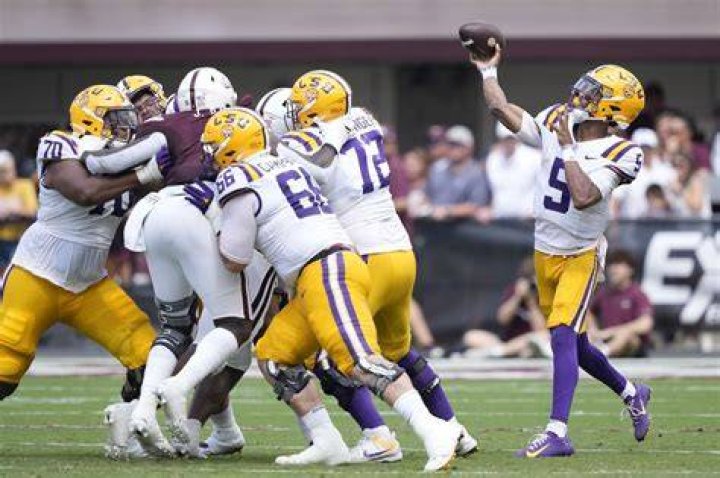 What channel is the lsu football game on