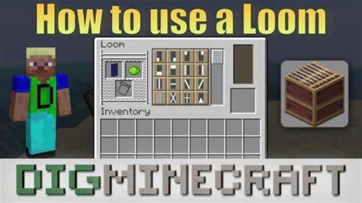 What do you use a loom for in minecraft