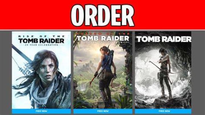 What order should i play tomb raider trilogy